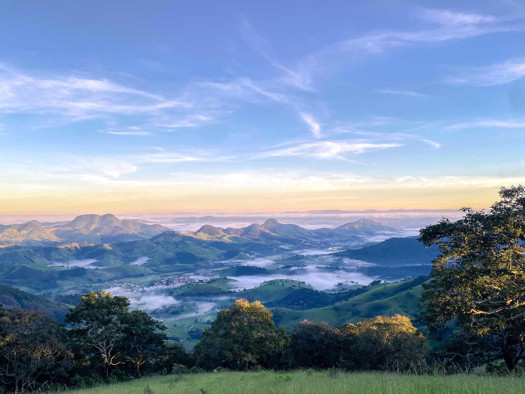 Paisagem da Serra da Mantiqueira
